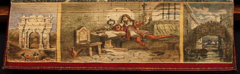 Illustration for article titled Fore-Edge Paintings: The Secret Works of Art Hidden Inside Book Pages